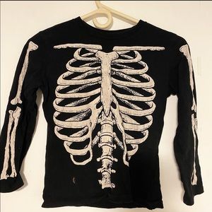 Skeleton Long Sleeve Top